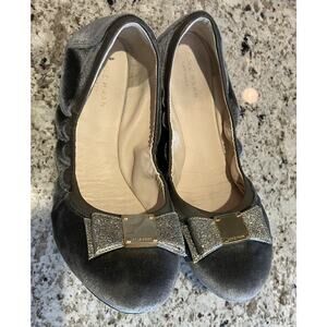 COLE HAAN Grand .OS Women's Tali Velvet Ballet Flats Shoes Size 8.5 B